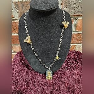 Custom Bee pendants necklace